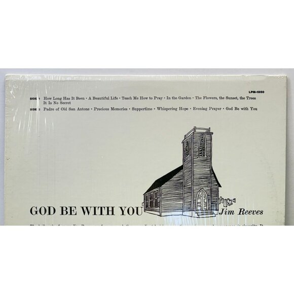 Jim Reeves God Be With You Country Vinyl LP in Shrink RCA Victor Mono LPM-1950 - Picture 6 of 6
